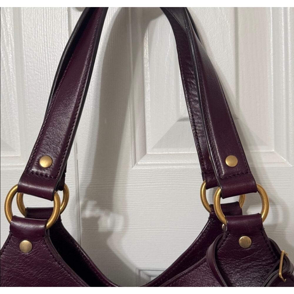Yves Saint Laurent Purple Large Tribute Tote Bag EUC with COA - Picture 4 of 12